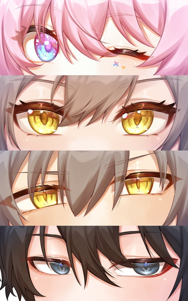 TEY_Gallery's tweet photo. งานลงสีอิ่มๆเราก็วาดได้นะ ฮือ😭🤏💖
#HonkaiStarRail
#march7th #stelle #caelus #danheng https://t.co/QbL01BBIob