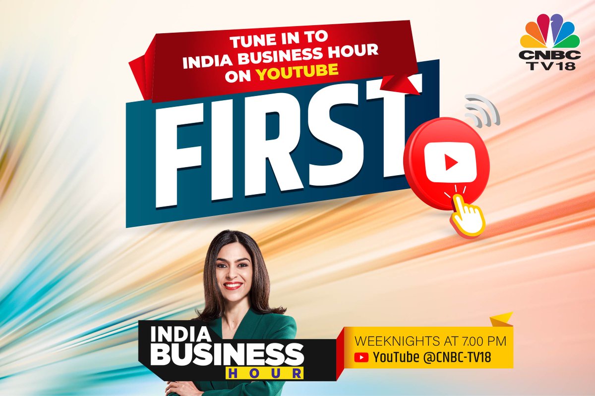 CNBCTV18News's tweet photo. Catch all insights on Global Affairs &amp; Beyond on India Business Hour, now dropping first on YouTube

#IndiaBusinessHour #YouTubeFirst #CurrentAffairs #GlobalNews #MarketsandBeyond @ShereenBhan https://t.co/caH152vUoA