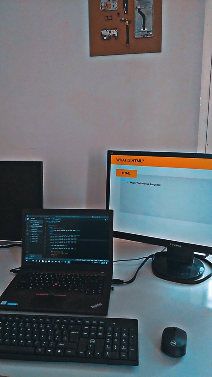 Maryam_Sarshar's tweet photo. Hey web developers !!!
Today I've started learning #HTML #CSS.
Wish me good luck :) ☺🤞🏻 https://t.co/ytvSQGMooy