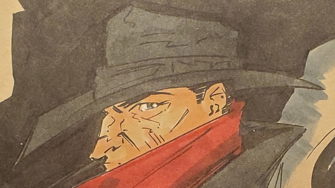 JamesLeeStone's tweet photo. #TheShadow #Art #TanTonedPaper #sketch #WhoKnowsWhatEvilLurksInTgeHeartsOfMen  #TheShadowKnows #OrsonWelles #WalterBGibson #LamontCranston #KentAllard #OriginalArt #ForSale #FanArt #OpenForCommissions https://t.co/9cduFhYkF2