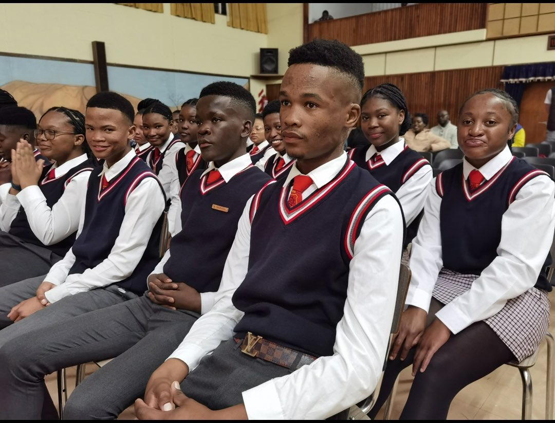 NBCNamibia's tweet photo. It’s sweet victory for Agra Pequena Senior Secondary School. 

Agra Pequena SSS, J.A Nel SS and P.K de Villiers SS participated in the Anti-Corruption Song Competition in //Kharas region held on 15 August 2023 evening in Keetmanshoop

#JoinTheFight 
#OneVoice
#NACSAP https://t.co/n6P8DcSGjX