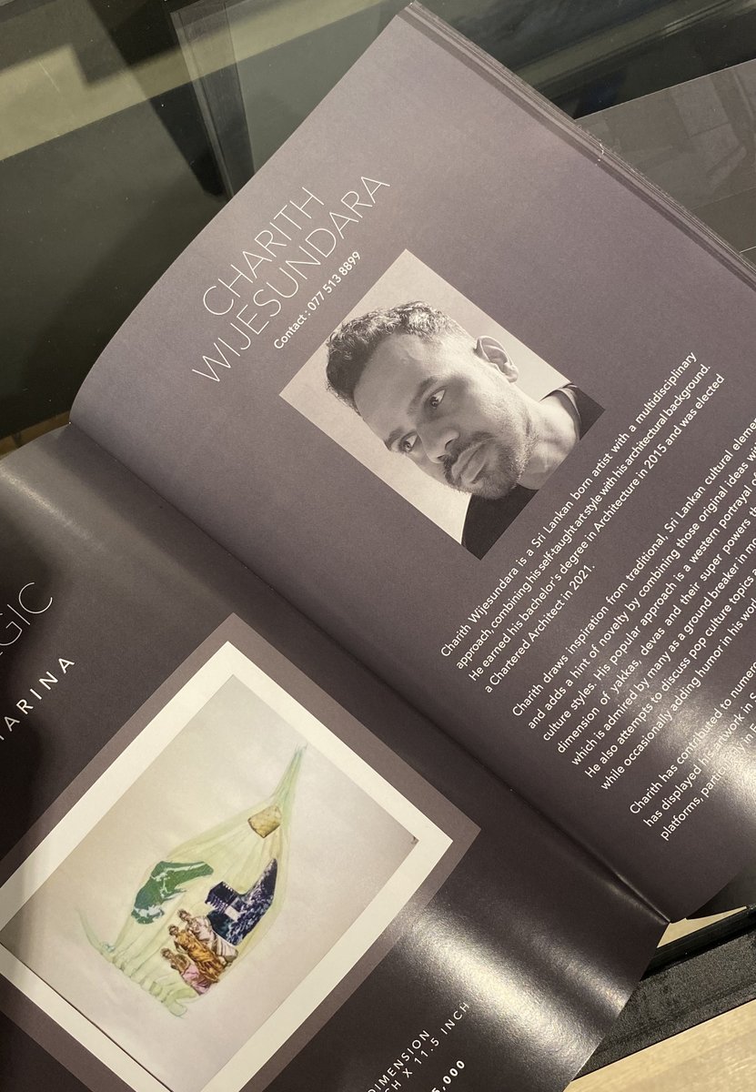 charith_wije's tweet photo. Excited to be a part of Nations Trust Bank's 'The Art of Private Banking' program in collaboration with the George Keyt Foundation. Thanks for featuring my work at the NTB Private Banking Centre, Col-7.
Special thanks go to Mr. Malaka Talwatte.
#NationsTrustBank #SriLankanArt https://t.co/jZYLFGSqeQ