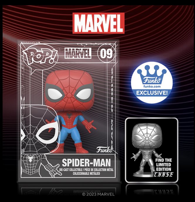 RandomNews73258's tweet photo. 🇫🇷 | #FunkoPop Spider-Man Die-Cast sera disponible sur #Funkoeurope 

📆 | aujourd’hui 9:00 
🛍️ | Prix : 60€ 
📌 | https://t.co/pfDAfXD60p https://t.co/aLVmLMk7g1