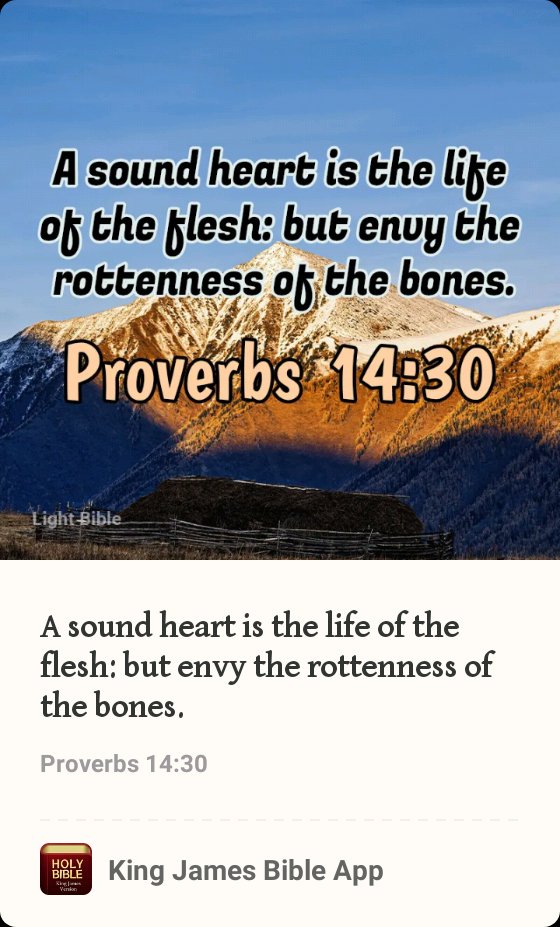 PhDrSeuss's tweet image. #Proverbs14:30