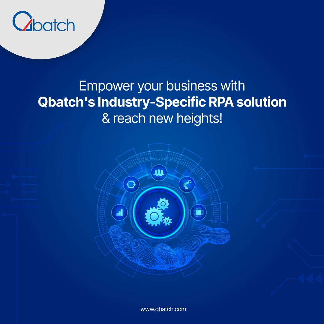 At Qbatch, we are empowering businesses to reach new heights with Industry-Specific RPA solutions! 🏢

  #RPA #RoboticProcessAutomation #AutomationRevolution #IndustrySpecificRPA #QBatch #ProductivityBoost #DigitalTransformation