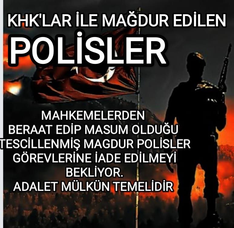 BEYTULLAHBEY01's tweet photo. Beraat takipsizlik almış suçsuzluğu kanun önünde ispatlanmış Kurum kanaatiyle haksız yere ihraç edilmiş binlerce masum polis için adalet yerini bulsun @adalet_bakanlik @TC_icisleri @AliYerlikaya 
Binnur Kaya
Şehit MİT
Ali Cabbar
#dolarTL
#suriyeliler 
Faiz
Açıkla
Köpek
Hatay Arap https://t.co/C7ALyPA140