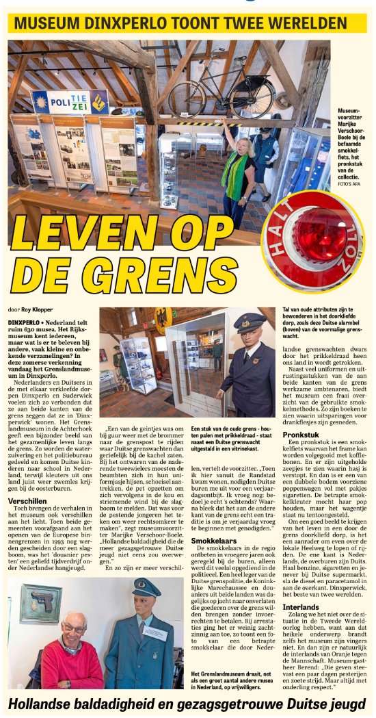 Brandkraan's tweet photo. Een mooie omschrijving van het leven op de #grens 🇳🇱🇩🇪vandaag in de T: 'het beste van twee werelden'.
#Dinxperlo #Suderwick #Dinxperwick https://t.co/lIKFfHEX35