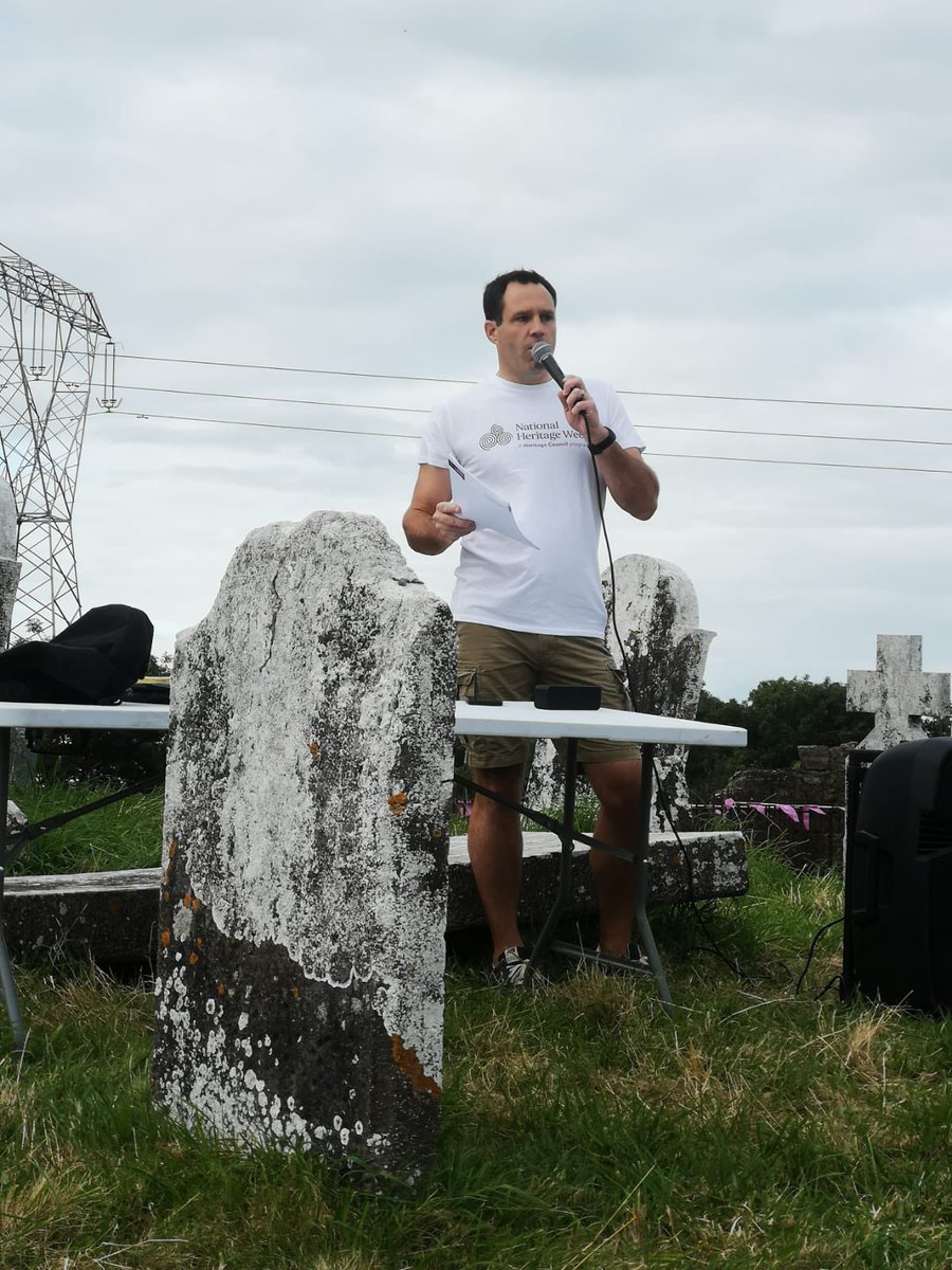 Great turnout at #HeritageWeek2023 talk at Ardmulchan Church and Graveyard. Hope everyone enjoyed it as much as I did giving it
