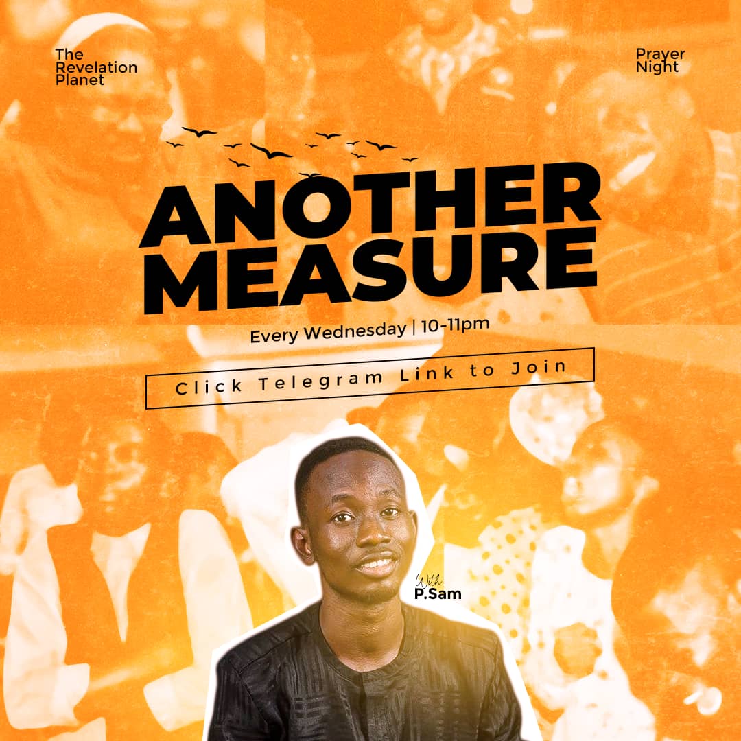 BigsamOluseun's tweet photo. Our weekly Prayer Meeting tonight Again tagged: *ANOTHER MEASURE*

Now on Instagram as @d_revelation_p1234.
 https://t.co/WhxZrLA1YJ

Telegram Page as
: https://t.co/viDcg0UZ4d

WhatsApp page as:
https://t.co/S37lgDtCdR

Share and Invite People To Follow..

Venue is on TELEGRAM. https://t.co/xnDRPZWWJr