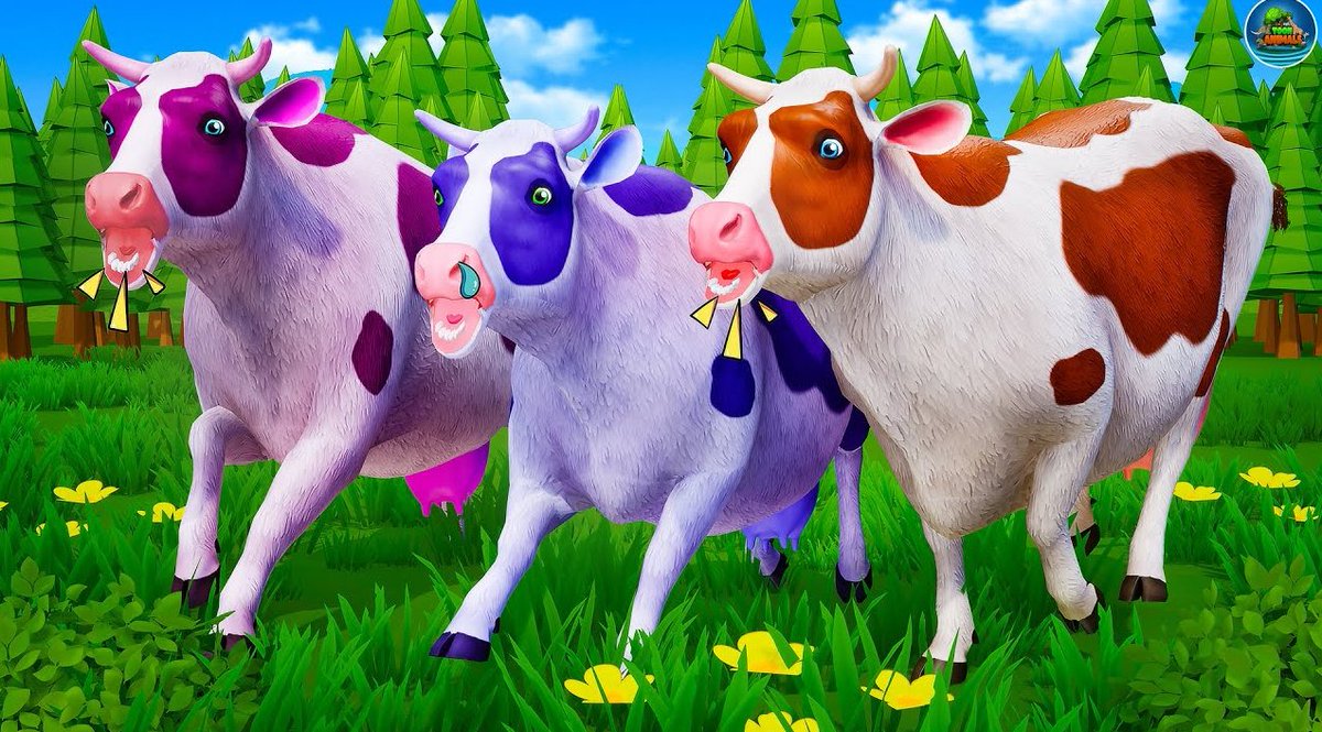 Biganimalss's tweet image. The Magical Color Cows Running and Swimming Animals | Wild &amp;amp; Farm Animal... youtu.be/cKkVA_aDKKM via @YouTube 
#cowcartoon #wildanimals #funnyanimals #SwimmingAnimals #AnimalsAttack #Cows