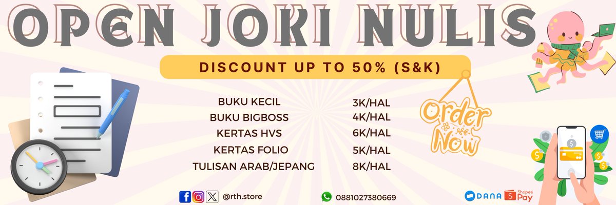 rethaa_ajeh's tweet photo. Ciang ciang gini ngapain yaaa
Ngantukks tapi tugas banyakk?
https://t.co/KvN4XAw7W9 ajaa say
Open Joki Cek IG @rthaastore
Official Account of https://t.co/bCeoJiBKK1!
📌Open 06.00-21.00 (every day)
✅fast respon
✅aman, amanah
✅mimin humble

#siang #jokitugasmurah #murce #fyp https://t.co/63rgEGOQrB