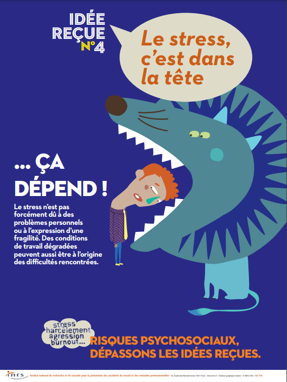 [EN PRATIQUE] 🛠 Risques psychosociaux 😬 🧠, en parler et agir : découvrez l’offre de l’INRS pour sensibiliser et agir en prévention 🎯.
👉 bit.ly/4501Ypl