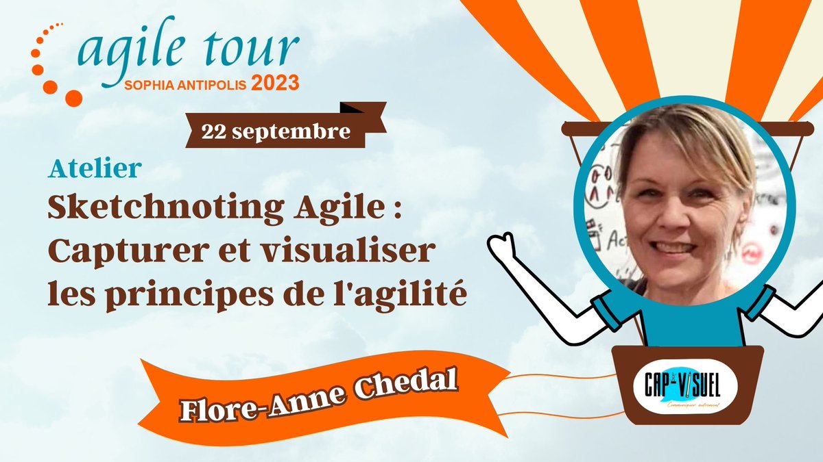 #AgileTourSophia 22/09 : 4 conf/ateliers à 10h55

SAFe &amp; agilité à l'échelle - P. Caginicolau S. Ambrosino <a href="/CrossKnowFR/">CrossKnowledge FR</a> 
Pimp my retro - L. Prunier @NextonConsult 
La vision vue de haut - F. Tapin P. Tran <a href="/Meritis/">Meritis</a>
Sketchnoting agile - FA Chedal

+infos : ow.ly/MCjo50PnOHC