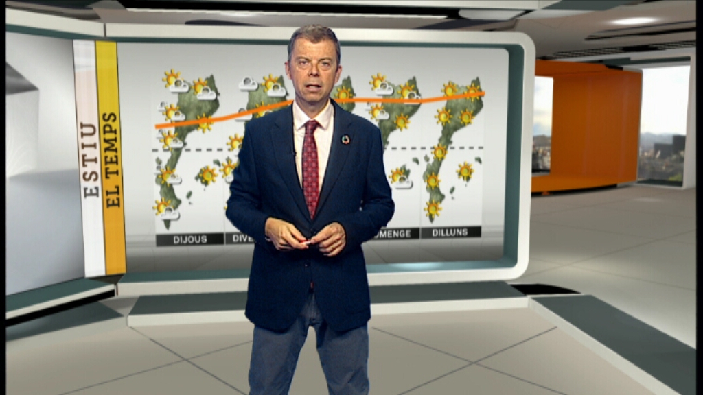 3CatInfoelTemps's tweet photo. El temps d'avui i de la segona meitat de la setmana amb #FrancescMauri. Una calor que anirà a més
➡️ https://t.co/dY1ETwpn6C #ElTempsTV3 https://t.co/PneDes2u31