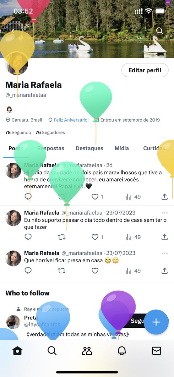 _mariarafaelaa's tweet photo. Eu amo ver os balões subindo, kkkkkkkkk https://t.co/Ozc04FcsiZ