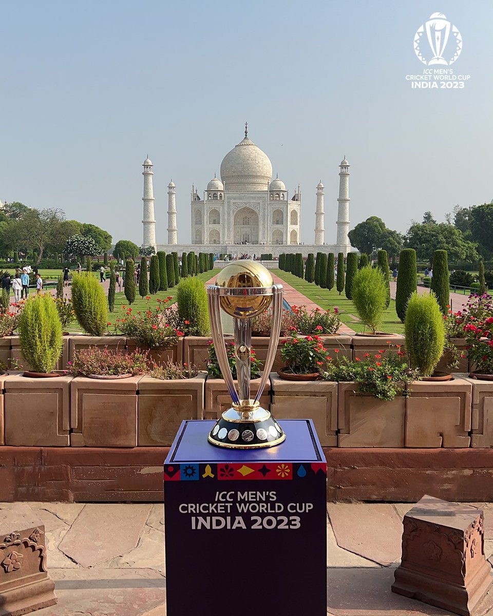 ICC's tweet photo. 5⃣0⃣ days to go for #CWC23 🤩🏆 https://t.co/mDAzHF5oSY