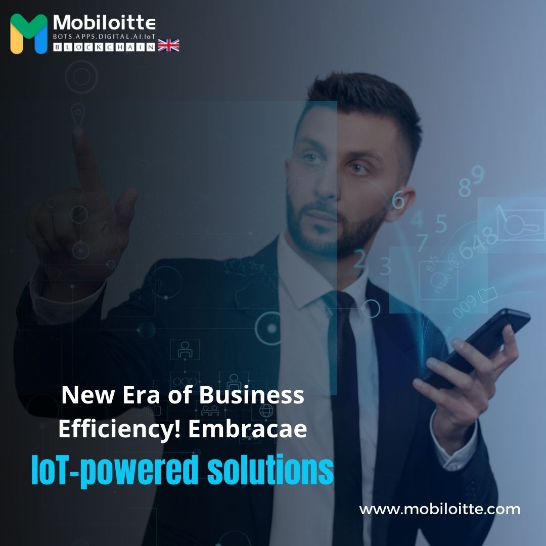 Mobiloitte_UK's tweet photo. Embrace IoT-powered solutions to optimize processes, reduce downtime, and elevate performance. Experience the seamless integration of technology and business excellence. Ready to lead the way?
https://t.co/e2Z2Qn32gr
#IoTforBusiness #SeamlessIntegration #Mobiloitte https://t.co/Hb7DeRffOv