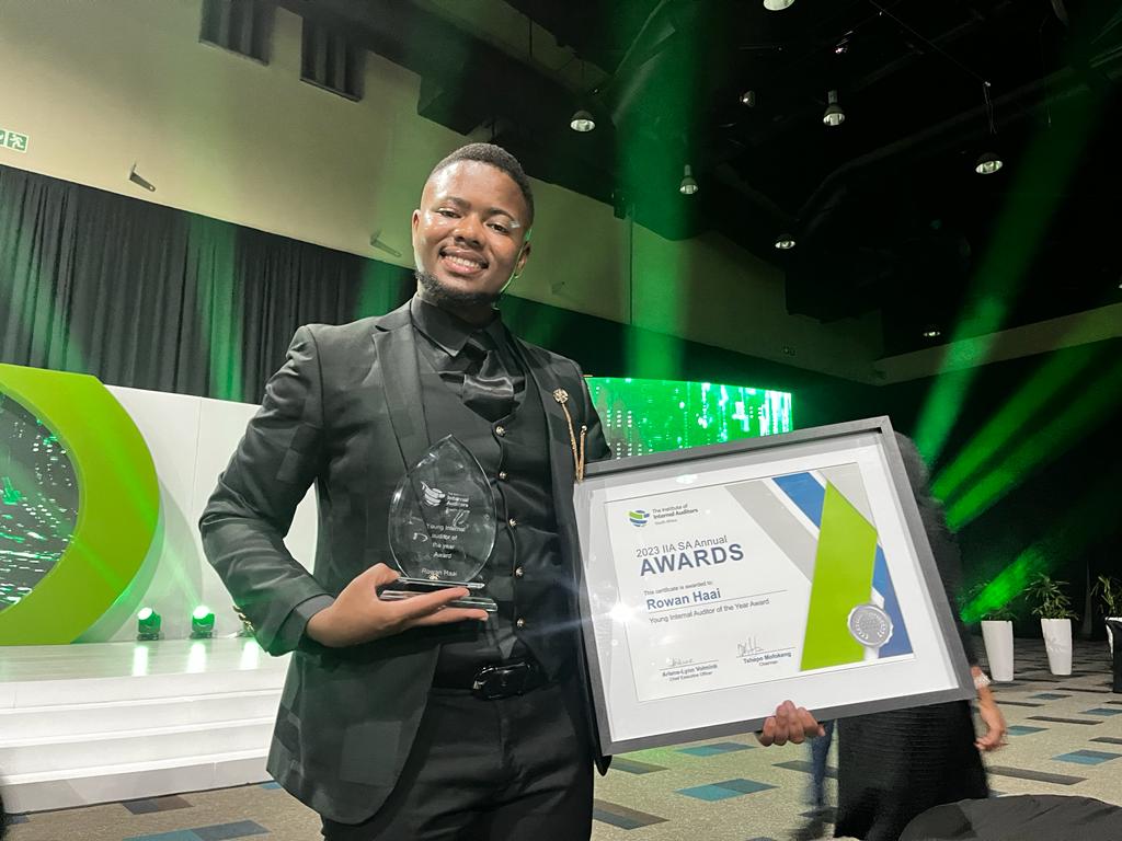 #BreakingNews

The UJ - Department of Accountancy is thrilled to announce that Mr Rowan Haai, an accomplished Alumnus of Accountancy@UJ, has been named the 2023 IIASA Young Internal Auditor of the Year.