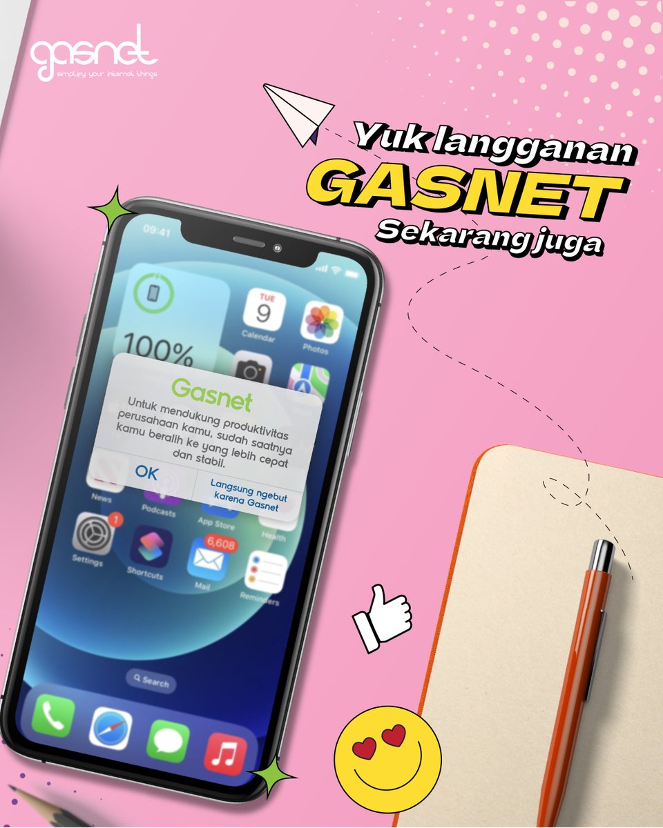 Gasnetid's tweet photo. Sudah saatnya kamu beralih ke Internet Ngegasnya #Gasnet yang lebih cepat dan stabil untuk menunjang produktivitas kamu!

Untuk informasi selanjutnya kunjungi https://t.co/cRqxZrhfJW atau Email: sales@gasnet.id.

#Gasnet #InternetDedicated  #InternetKantor #InternetCepat https://t.co/jcKQ563daK