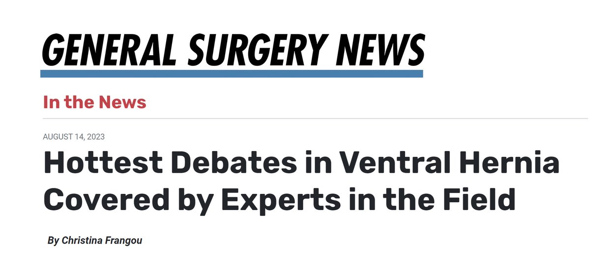 eurohernias's tweet photo. Hottest Debates in #VHR Covered by Experts in the Field.

➡️ https://t.co/lALslam3RJ

#HerniaSurgery #AWSurgery #HerniaMesh #Prehabilitation #IPOMplus #AI #RoboticSurgery @gensurgnews https://t.co/GDEDc7JW5w