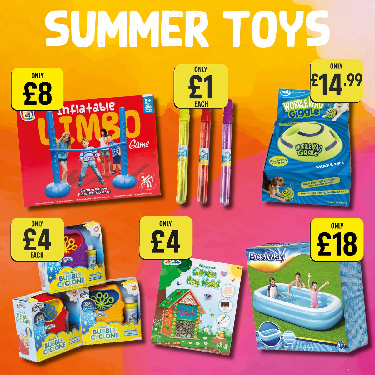 We're only half way through the summer holidays! Running out of ideas to keep the kids amused? <a href="/FoodWarehouse/">The Food Warehouse</a> have got you covered 🙌