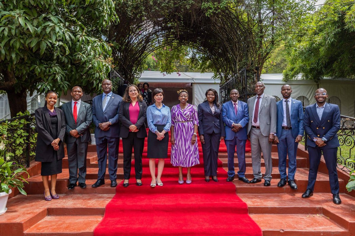 ChepkwonyKenn's tweet photo. Honored to speak in State House Nairobi🇰🇪during the commisioning of the 2023 cohort of the MASHAV Training Program by the First Lady of Kenya @MamaRachelRuto https://t.co/5kmW2uulBL
