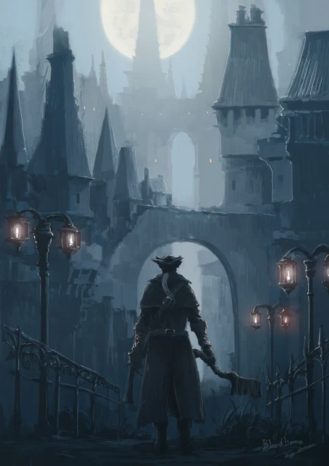 我らヤーナムに生まれし狩人、いずれまたヤーナムへと還る#Bloodborne 
