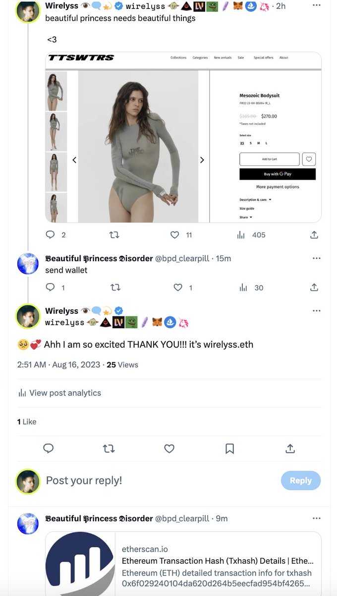 wirelyss's tweet image. UPDATE 💚💚💚THIS BEAUTIFUL PRINCESS JUST GOT A GIFT FROM $bpd 💚💚💚  

It is truly a blessing to have Beautiful Princess Disorder. Thank you devs!! @bpd_clearpill