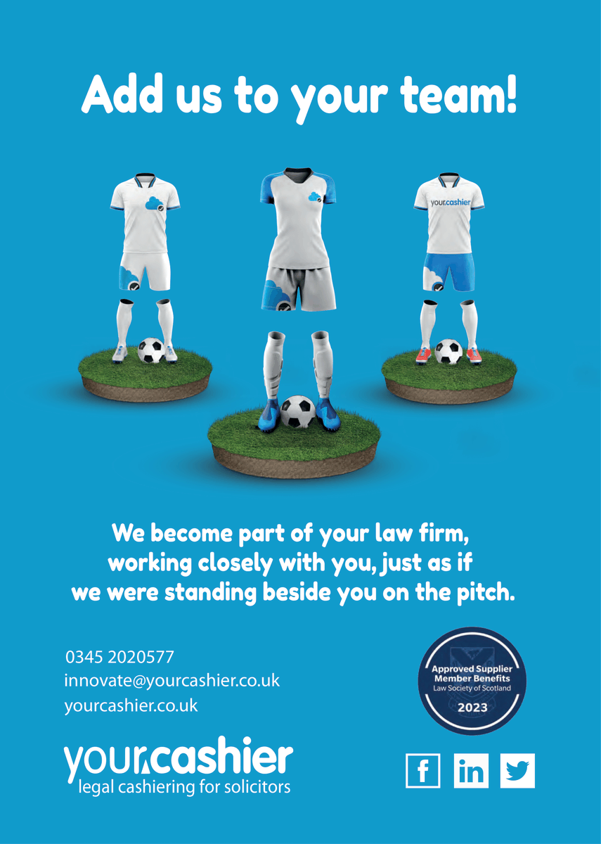 your_cashier's tweet photo. Always great to see the @Lawscot Journal out. Some great articles in the August edition, you can download your copy here: https://t.co/o6HxjL3eM0
PS: Our advert is on the inside back cover!
#outsourced #legal #cashiering #thatworks https://t.co/eksZii3a1F
