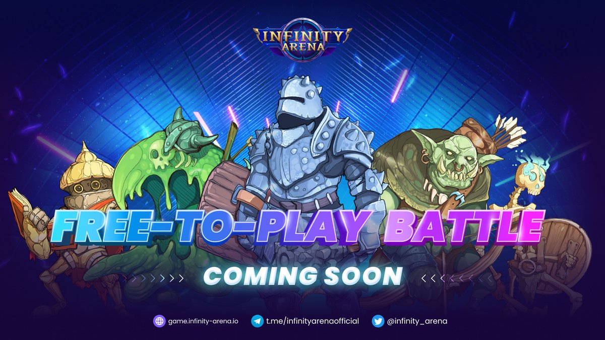infinity_arena's tweet image. Better late than never! 
The #free2play battle at Infinity Arena is about to welcome you all🔥⚔️
Please keep calm &amp;amp; stay alert!👀