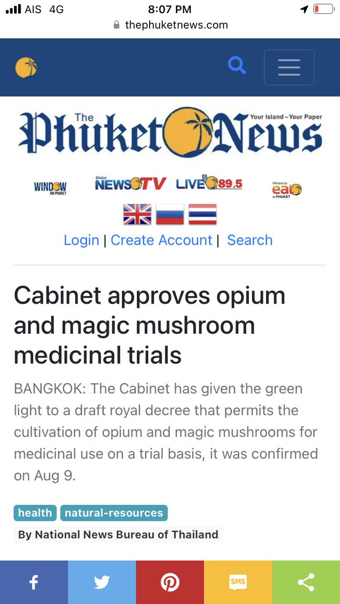 TimSkells's tweet image. A little over a year ago Thailand had some of the worst drug laws in the world…

However, Weed has been legal for just about a year now and already they are moving forward with the Legalization of Mushrooms &amp;amp; Opium too…

Wow! What a time to be alive… in Thailand