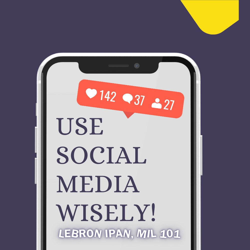 _jameeesleb's tweet photo. In today's evolving society, here are three characteristics responsible media users should have:
1. They should learn how to fact-check
2. They should have proper netiquette
3. They should gather information before sharing
#IntroToMIL #DeChardin #XUMIL2023 https://t.co/4gUnwyXkVB