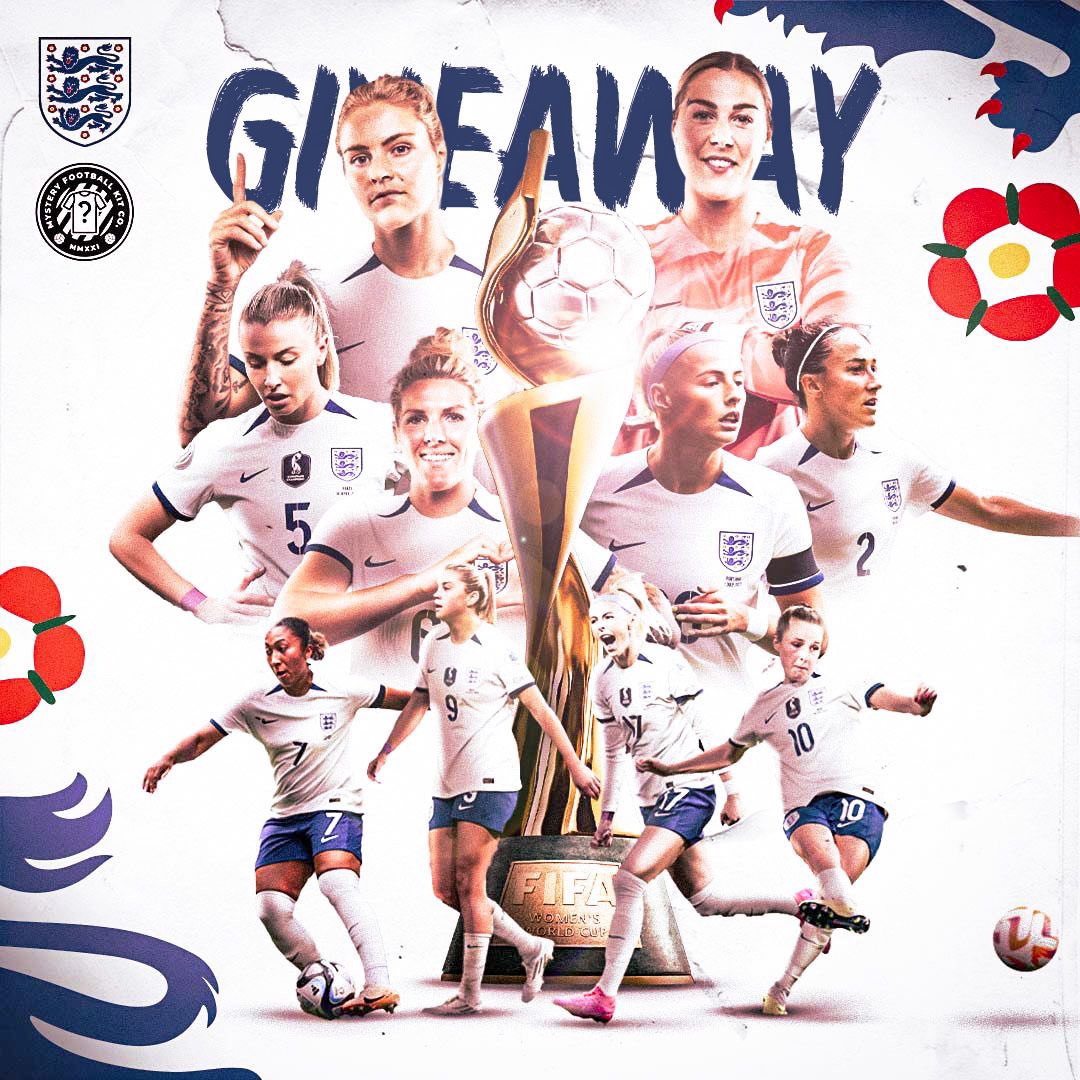 MysteryFootyco's tweet image. Giveaway 🚨

If the Lionesses secure a place in the final we’ll give away a mystery football kit 👕🔥

To enter-

Repost ♻️ 

Follow us 🔔

Good luck 🤞