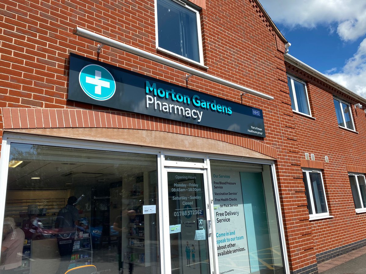 Our latest addition to the group, Morton Gardens Pharmacy, next door to Hillmorton Surgery in #Rugby #Warwickshire