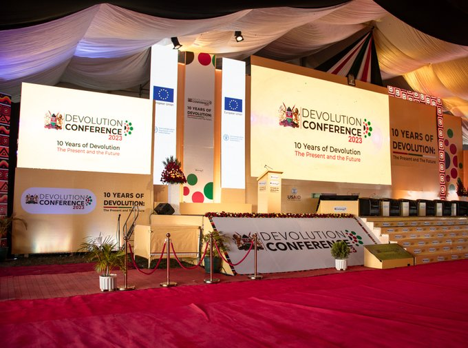 Edward_Kalya's tweet image. 🎉 Exciting times in Kenya as we celebrate 10 glorious years of devolution! 🇰🇪 The energy is palpable at the @EldoretSports Club, where day 2 of the Biennial #DevolutionConference2023 is underway.

| @KenyaGovernors | @GovernorBii | @UGC_TheChampion

#DevolutionAt10 #Kenya