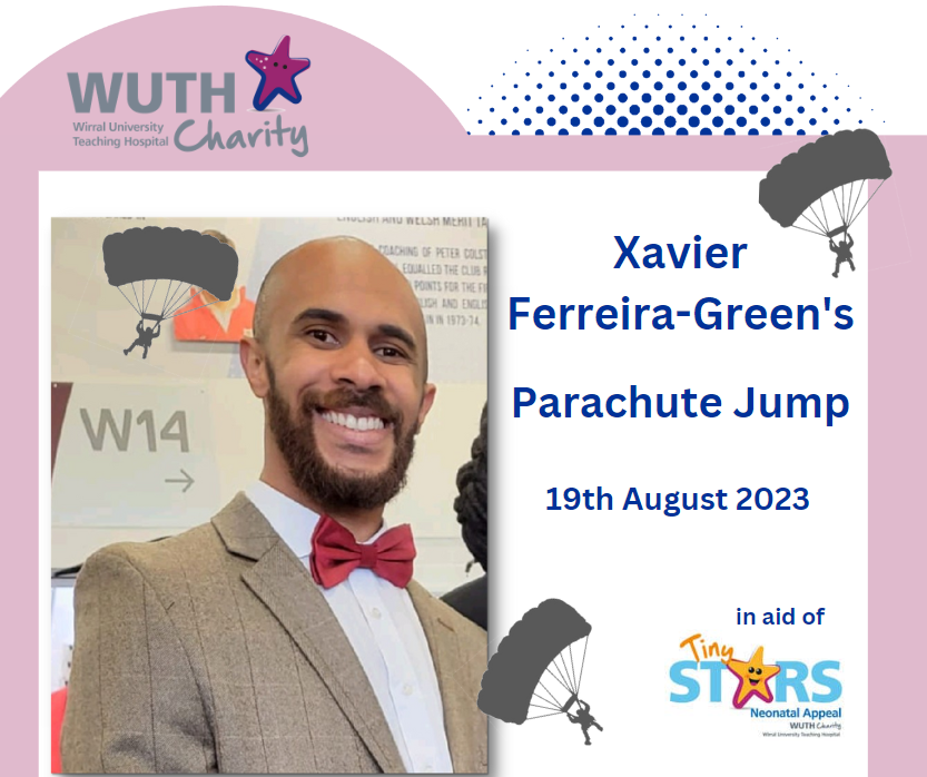 Thank you to Xavier who plans to parachute jump this weekend for the WUTH Charity Tiny Stars Neonatal Appeal ⭐💙
Please show your support by liking, sharing and donating if you can
justgiving.com/fundraising/xa…