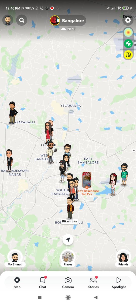 Me_Mohit11_'s tweet image. It&apos;s really fun 😀 to watch buddies in #Snapmap 

#snapchat