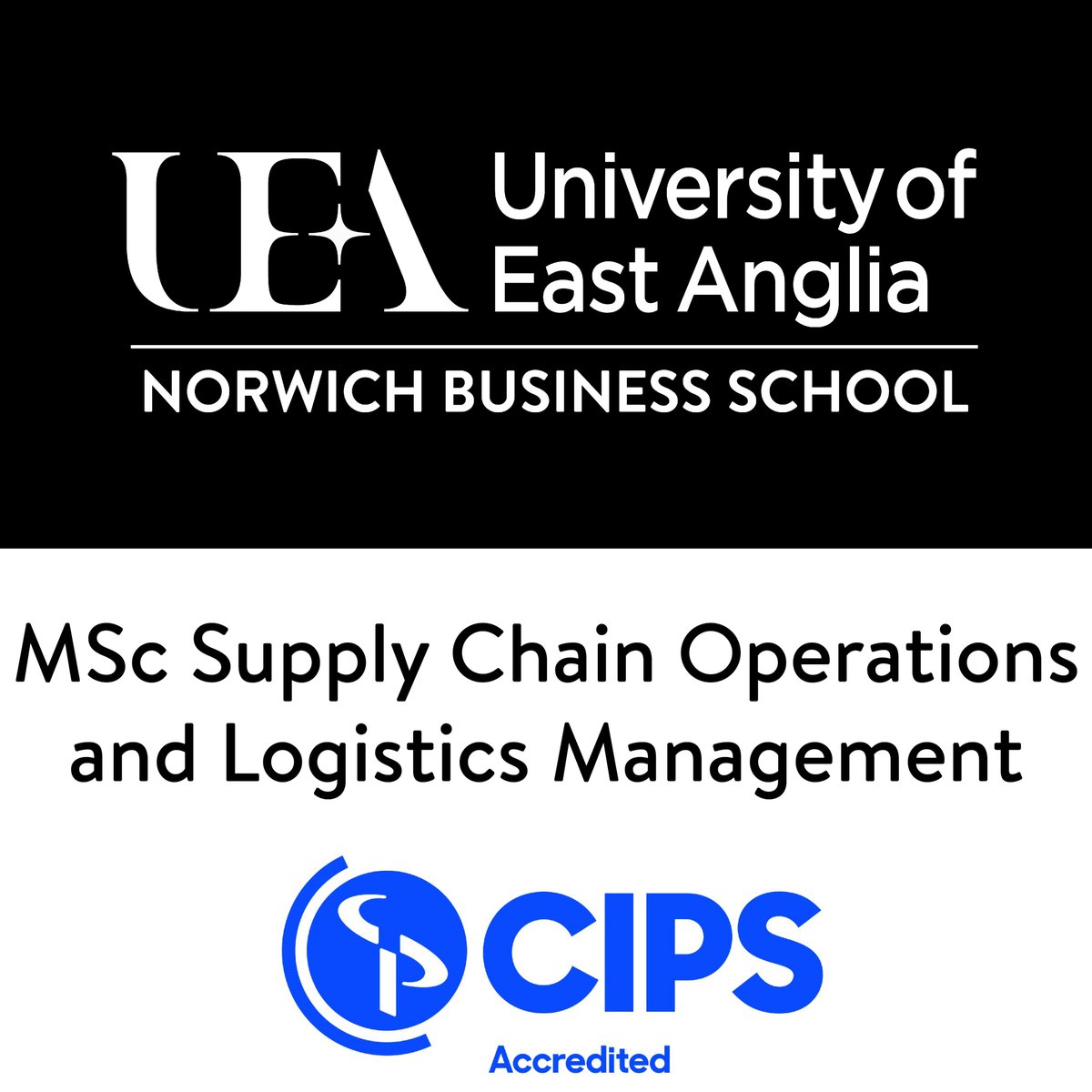 We’ve just been notified that the MSc Supply Chain Operations and Logistics Management has been reaccredited by CIPS (Chartered Institute of Procurement and Supply) for a further 5 years! Congratulations to all in the team involved.