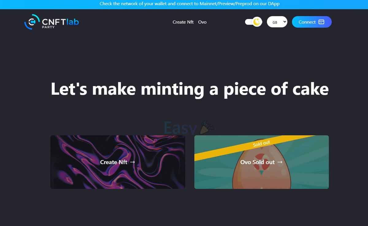 Cardano Tools spotlight🛠️🪚🪛

Do you need a tool for minting NFTs on Cardano testnet? 
Collections under the same policy?
CIP68 NFTs?
Preview/Preprod?

Search no more <a href="/cnftlab_party/">cnftlab.party</a> is the best one for testnet minting

They also work on mainnet