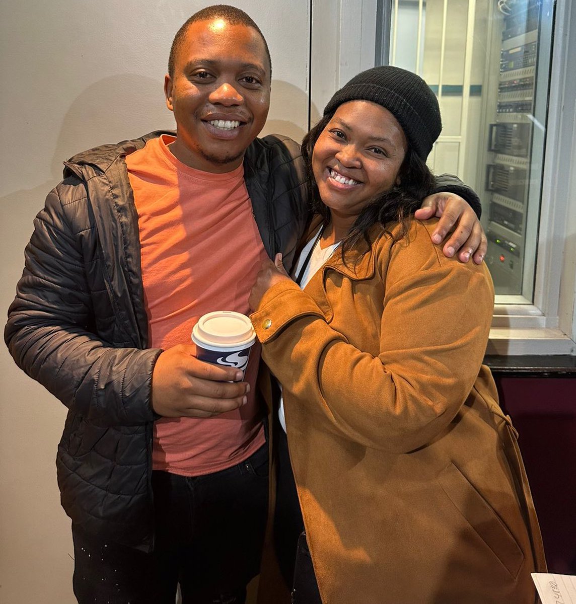 TheFundraiserCR's tweet photo. Thank you so much @CUTFM1058 for having me over for breakfast today, thoroughly enjoyed my morning with the breakfast show bunch β€οΈ @Karabo_Sands @Collen_Ndobo #BozzaBreakfastShow https://t.co/HOtSrLSDYm