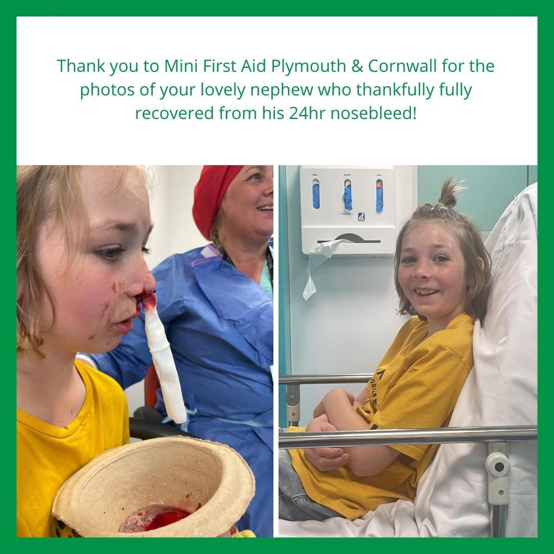 MiniFirstAidMK's tweet image. Nosebleeds continued 2/2 

#knowwhattodo #minifirstaidmiltonkeynes #minifirstaidmiltonkeynesandnorthampton #firstaidtraining #classesforparents