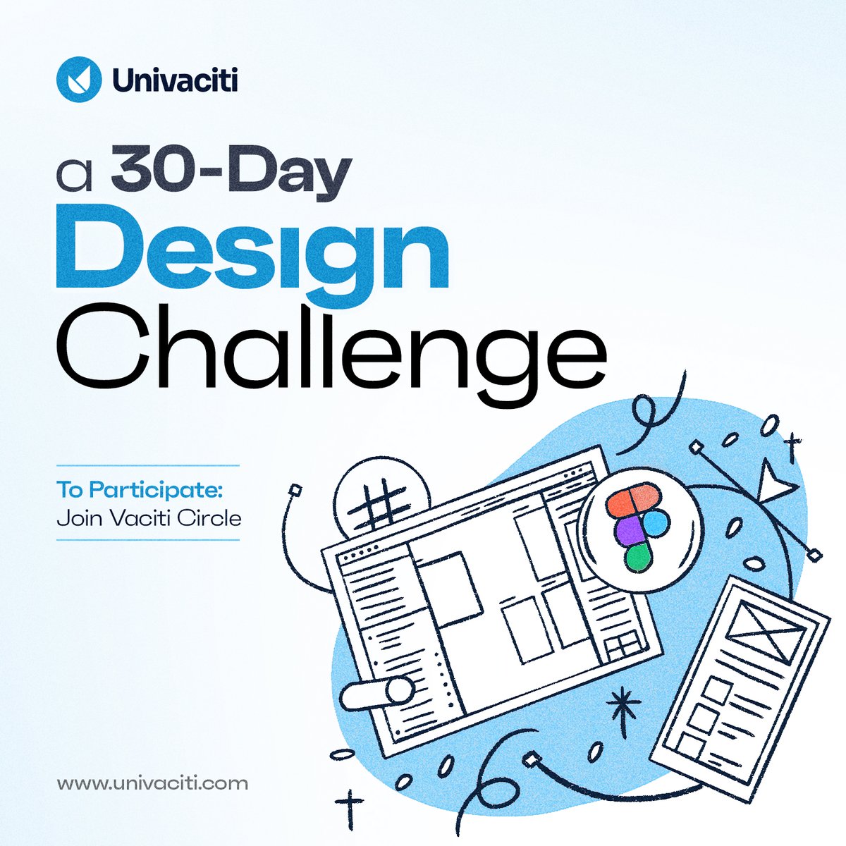 UnivacitiL's tweet image. Embrace the design evolution! 🎨✨ 

Unleash your creativity with us in the Univaciti 30 Days Design Challenge. 

Are you up for the challenge? 

Click the link below to get started

join.slack.com/t/vaciticircle…

#UnivacitiDesignChallenge #30DaysOfDesign #CreativeJourneyBegin