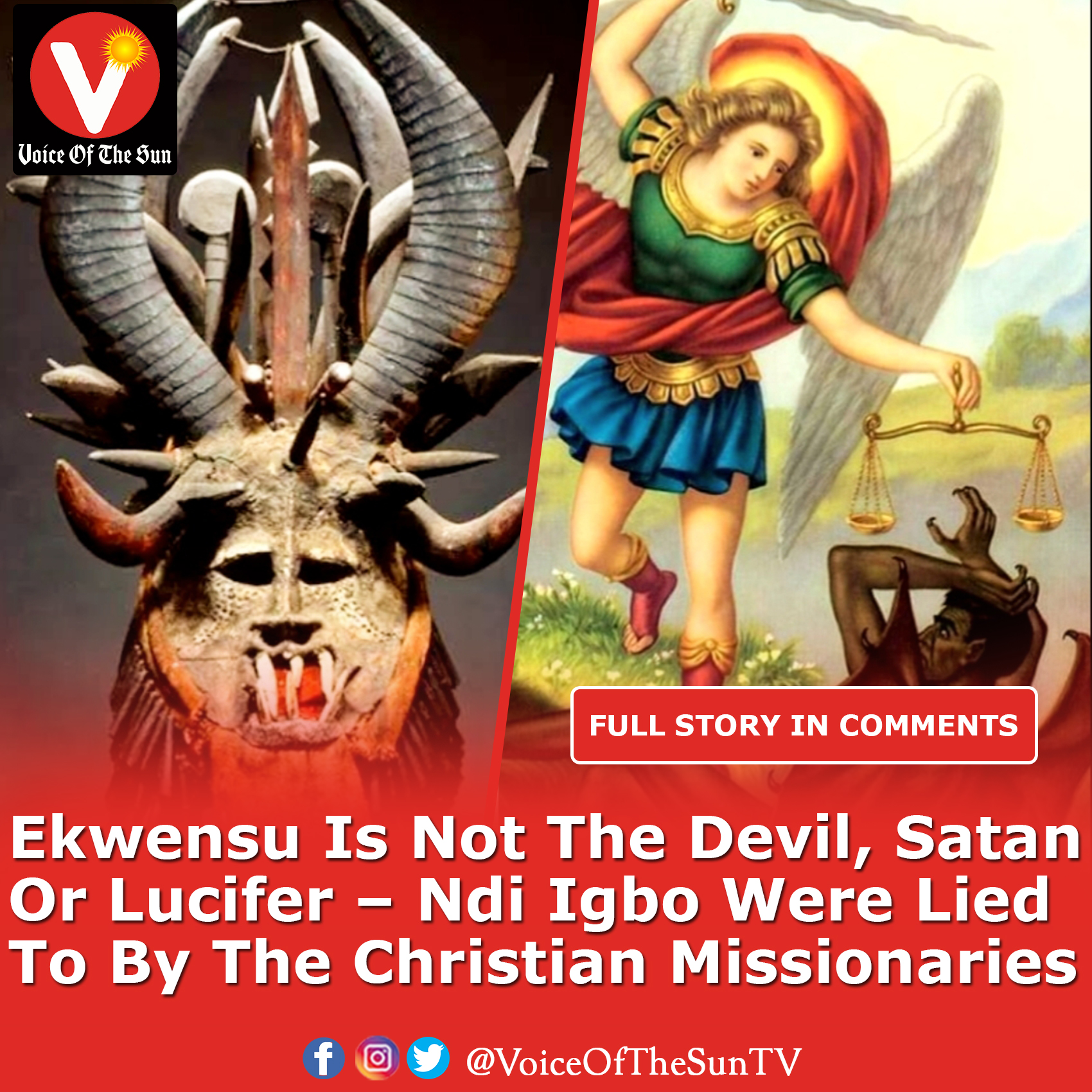 Chuka Nduneseokwu on X: "Ekwensu Is Not The Devil, Satan Or Lucifer – There  Is No Such Thing In Odinani na Omenana Igbo Ụmụ nnem, Ekwensu is not the  Devil, as we