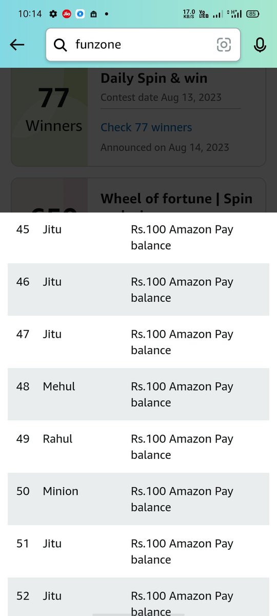 ArunKiTECH11627's tweet photo. Again @amazonIN Froud
Name repeat 😠😠😠
Independent Day Spin And Win Fake
#BycottAmazon #FroudAmazon https://t.co/69v0nYVd8W