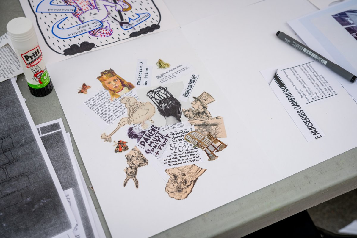 growyourown_ohp's tweet image. Some pictures from our zinemaking workshop at @PEER_UK . Thanks to @BishopsgateInst /@ArchivesHackney for the materials and @assemblagecoll1 for leading us. Photo credit: Sam Nightingale