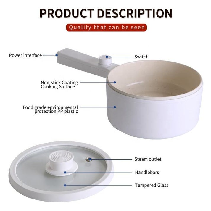 GarbGraceful's tweet image. 🍳🔌 Master versatile cooking with the Multi-Function Electric Frying Pan! 🍲⚙️ From sautéing to grilling, enjoy culinary creativity in one appliance. Elevate your kitchen skills and savor flavorful dishes at Graceful Garb! 🛍️ #ElectricFryingPan #CookingVersatility 📸🍳🔌🛍️