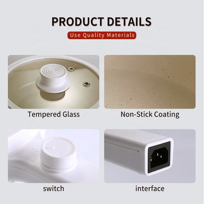 GarbGraceful's tweet image. 🍳🔌 Master versatile cooking with the Multi-Function Electric Frying Pan! 🍲⚙️ From sautéing to grilling, enjoy culinary creativity in one appliance. Elevate your kitchen skills and savor flavorful dishes at Graceful Garb! 🛍️ #ElectricFryingPan #CookingVersatility 📸🍳🔌🛍️