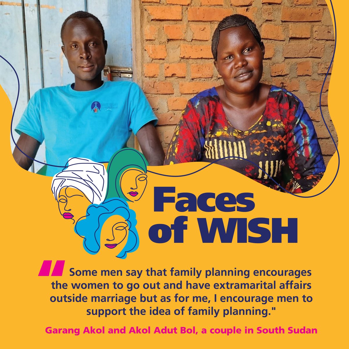 #WISH2ACTION recognises the crucial role that men play in shaping the lives of women & girls, including their sexual and reproductive decisions. By actively engaging & involving men, the programme aims at establishing them as influential advocates for #SRHR in their communities.