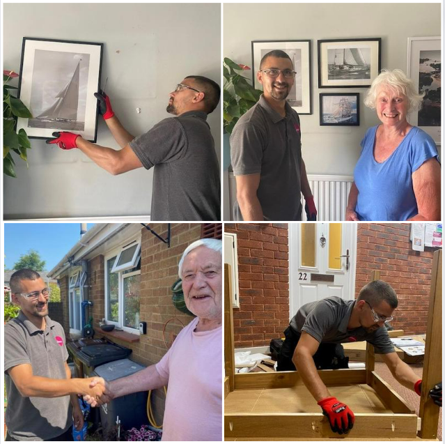 Winchester City Council Sheltered Scheme Residents were delighted to have some odd jobs done at home. Coordinated by our Social Value Manager, the project was focused on customer satisfaction and community spirit. #SocialValue #Winchester #HomeOddJobs ow.ly/mIIo50Pv1hE