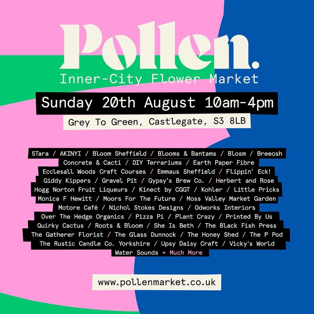 🌱Come check out our stall this Sunday at @pollenmarket 🌸🌼 🖼️ We’ll have our best selection of nature themed eco-friendly prints, as well as a range of our ethical garments and mugs! 🙌 See you there! 🌿🛍️🌻 #PrintingPositiveChange